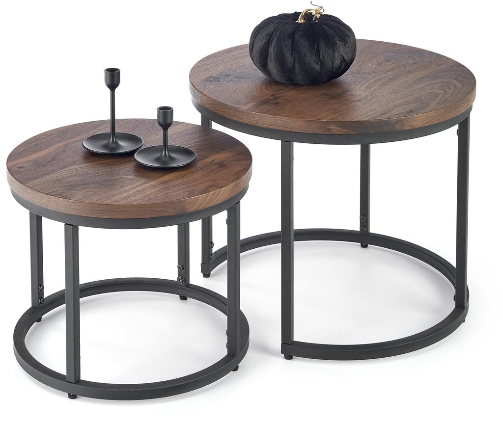 Luna laudade komplekt, pähkel