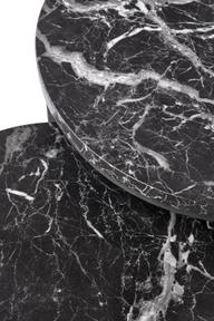 Pisipilt: Luna laudade komplekt, must marmor