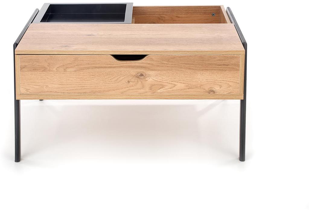 Rhea diivanilaud panikaikadega, tammespoon/must