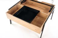 Pisipilt: Rhea diivanilaud panikaikadega, tammespoon/must