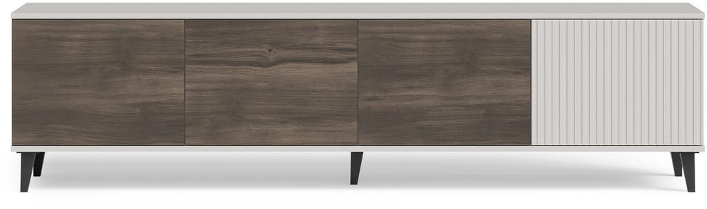 Evelyn tv-alus, 4 ust, 200 cm, pähkel/kašmir