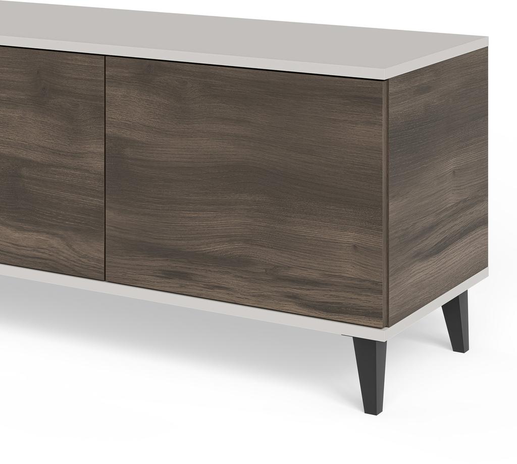 Evelyn tv-alus, 4 ust, 200 cm, pähkel/kašmir