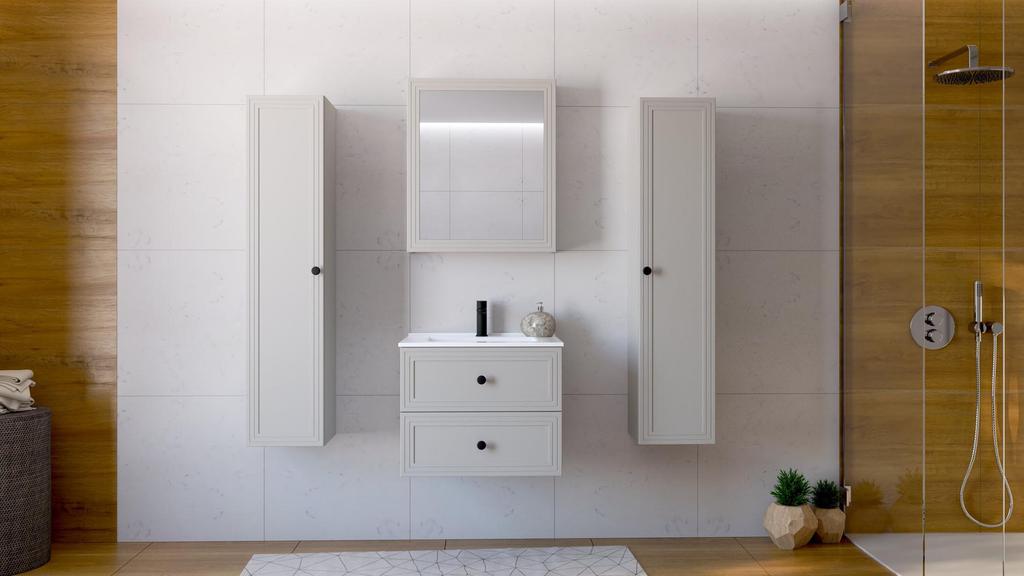 Luoto vannitoa valamukapp, 60 cm, kašmiir