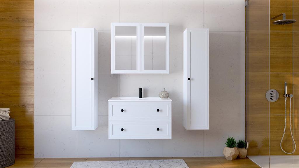 Luoto vannitoa valamukapp, 80 cm, valge