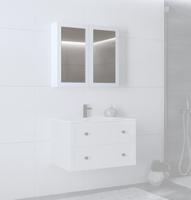 Pisipilt: Luoto peegelkapp, 80 cm, valge