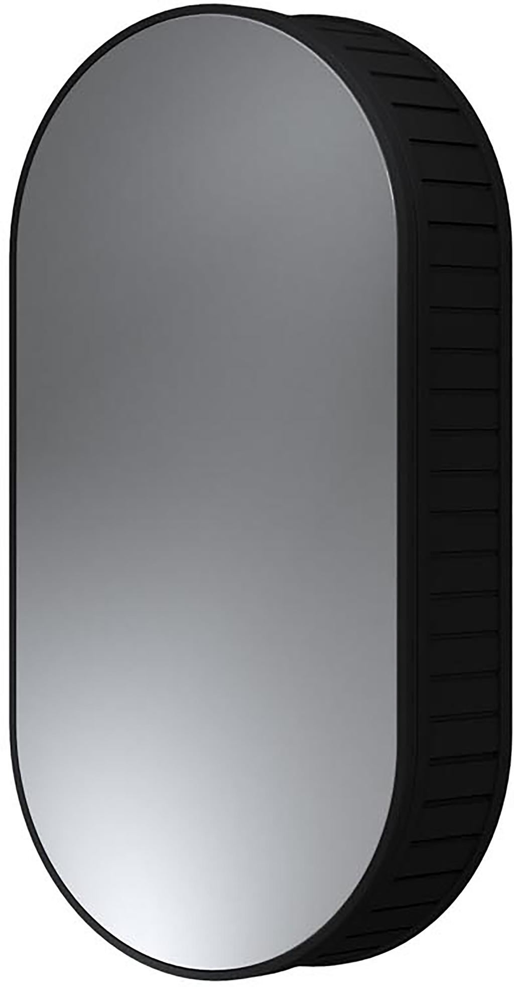 Loiske vannitoa peeglikapp, must