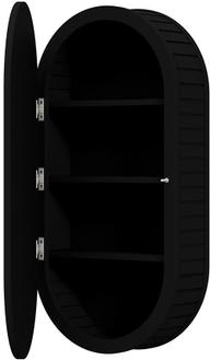 Pisipilt: Loiske vannitoa peeglikapp, must