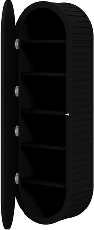 Pisipilt: Loiske vannitoa seinakapp, must