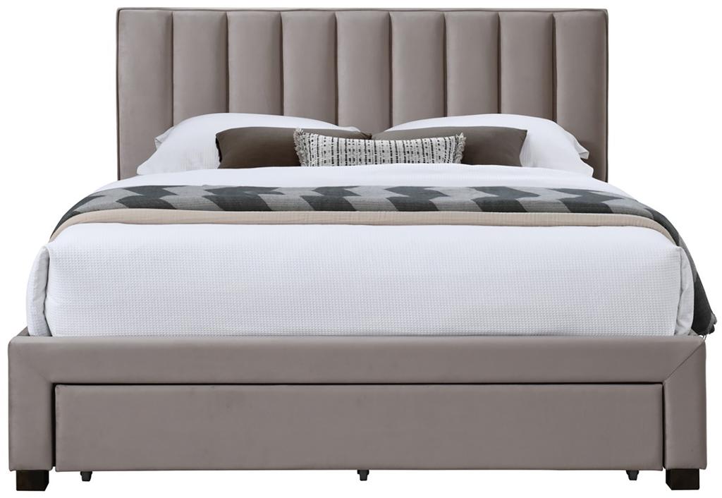 Helmi voodiraam, pesusahtlitega, beež