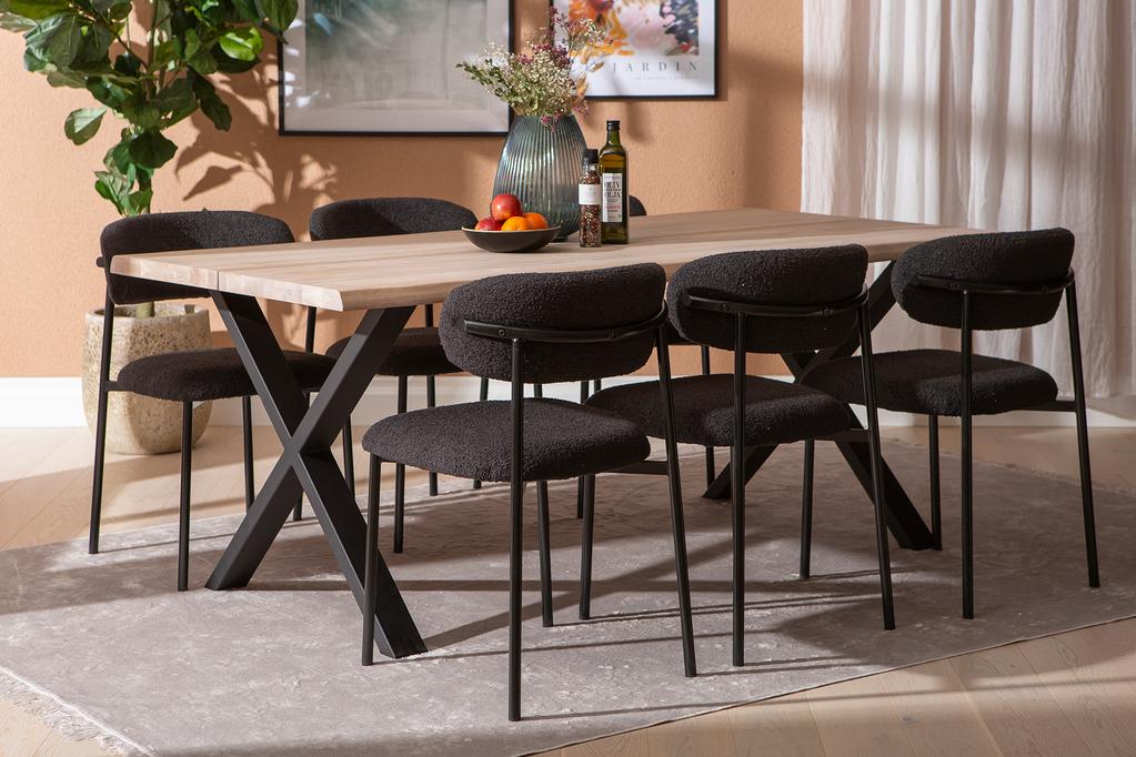 Estelle & Bow söögilaua komplekt kuuele