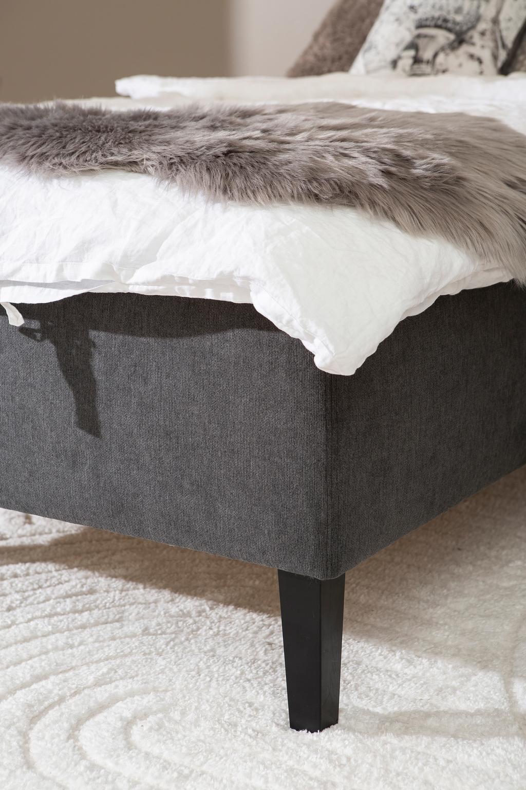 Moon Gold kušett, 120x200 cm, visco, Primo 96, antratsiit