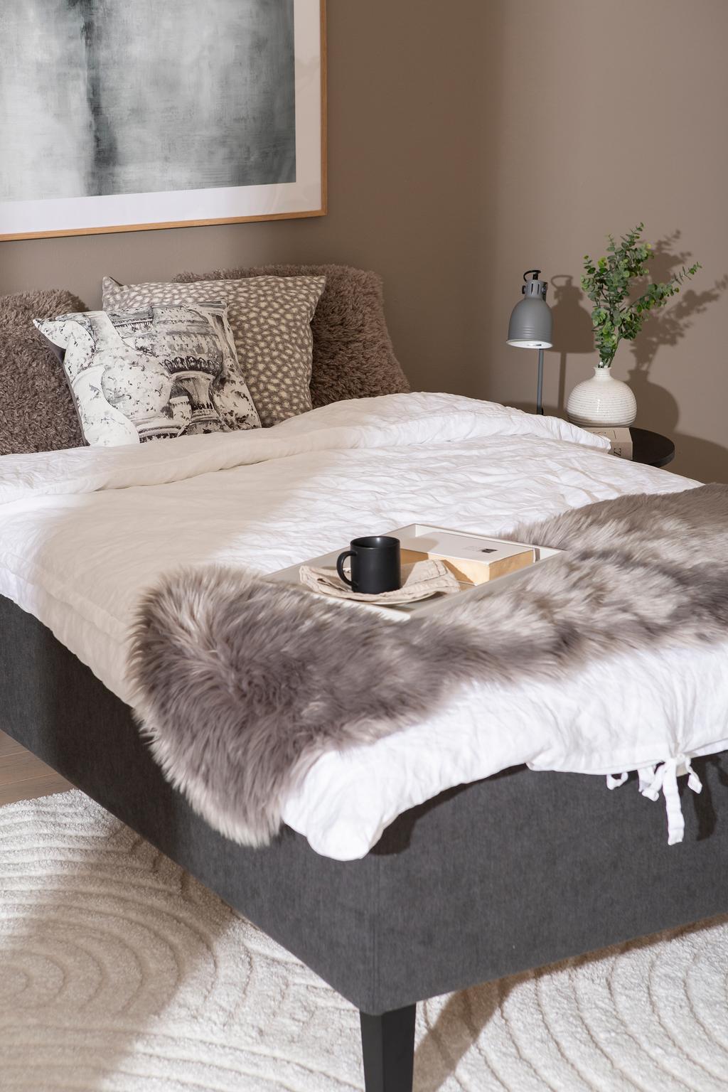 Moon Gold kušett, 120x200 cm, visco, Primo 96, antratsiit