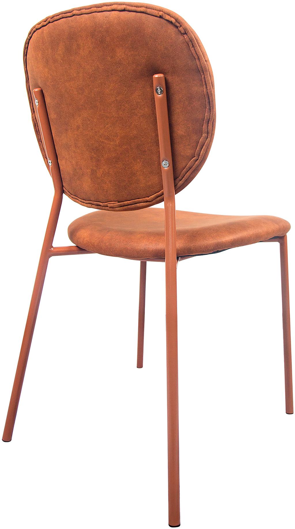 Saga söögitool, pruun metallraam / pruun kangas