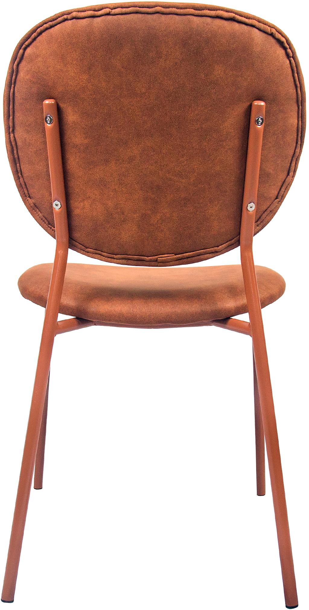 Saga söögitool, pruun metallraam / pruun kangas