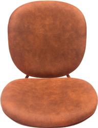 Pisipilt: Saga söögitool, pruun metallraam / pruun kangas