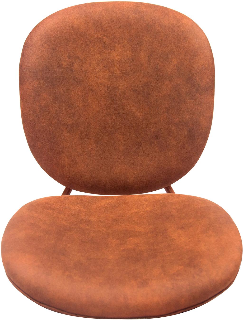 Saga söögitool, pruun metallraam / pruun kangas