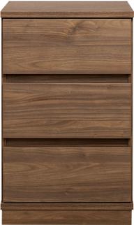 Pisipilt: Sata kummut nr. 3. 47 cm, 3 sahtlit, pruun, sokkel