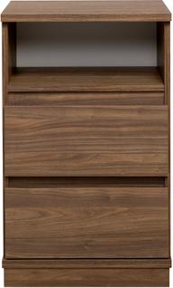 Pisipilt: Kummut Sata nr. 4. 47cm/2 sahtlit+ ava pruun, sokkel