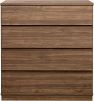 Pisipilt: Sata kummut nr. 23. 92cm 4 sahtlit pruun, sokkel