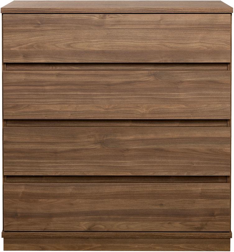 Sata kummut nr. 23. 92 cm, 4 sahtlit, pruun, sokkel