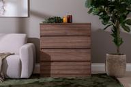 Pisipilt: Sata kummut nr. 23. 92cm 4 sahtlit pruun, sokkel