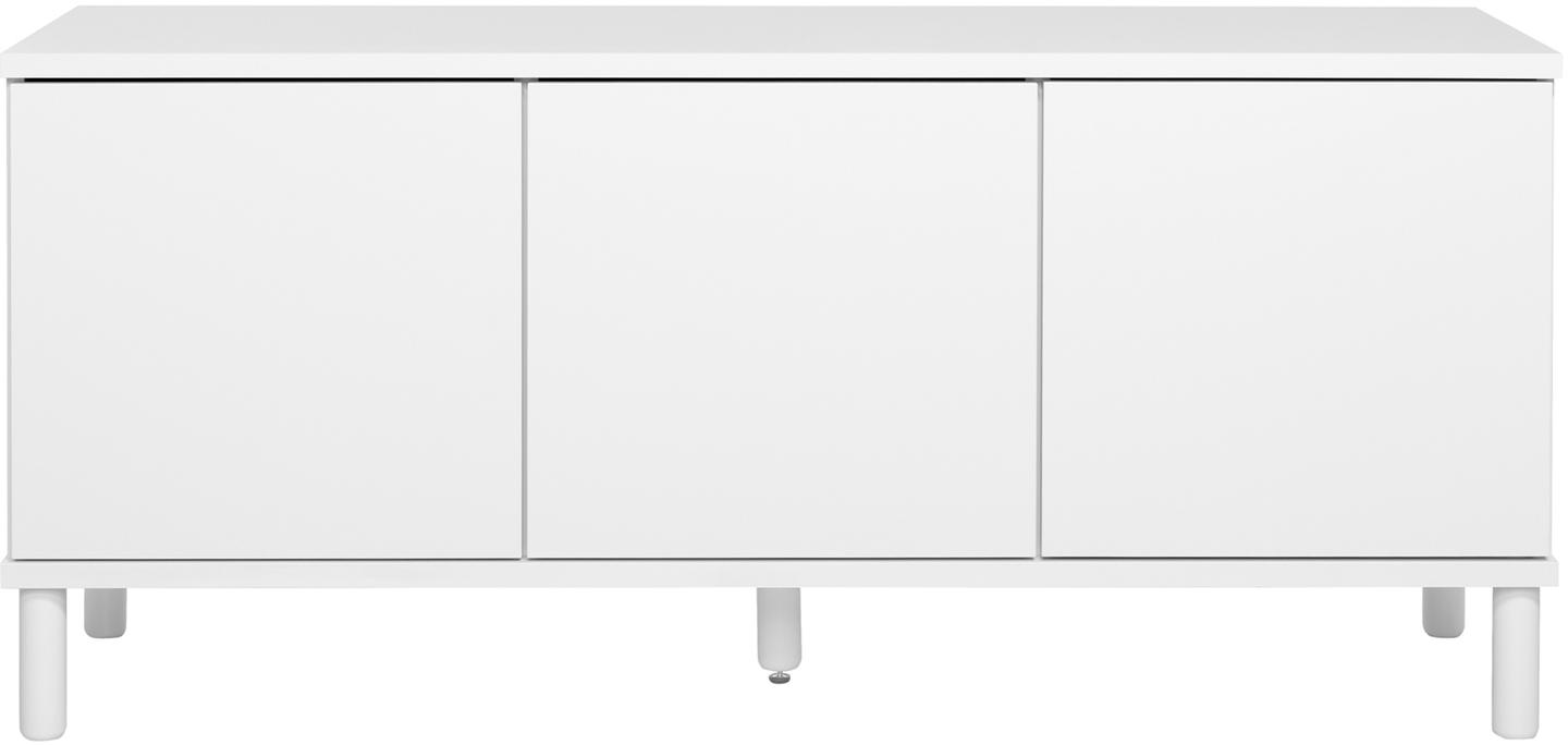 Sata kapp nr. 30. 138 cm, 3 ust, valge, ümar jalg