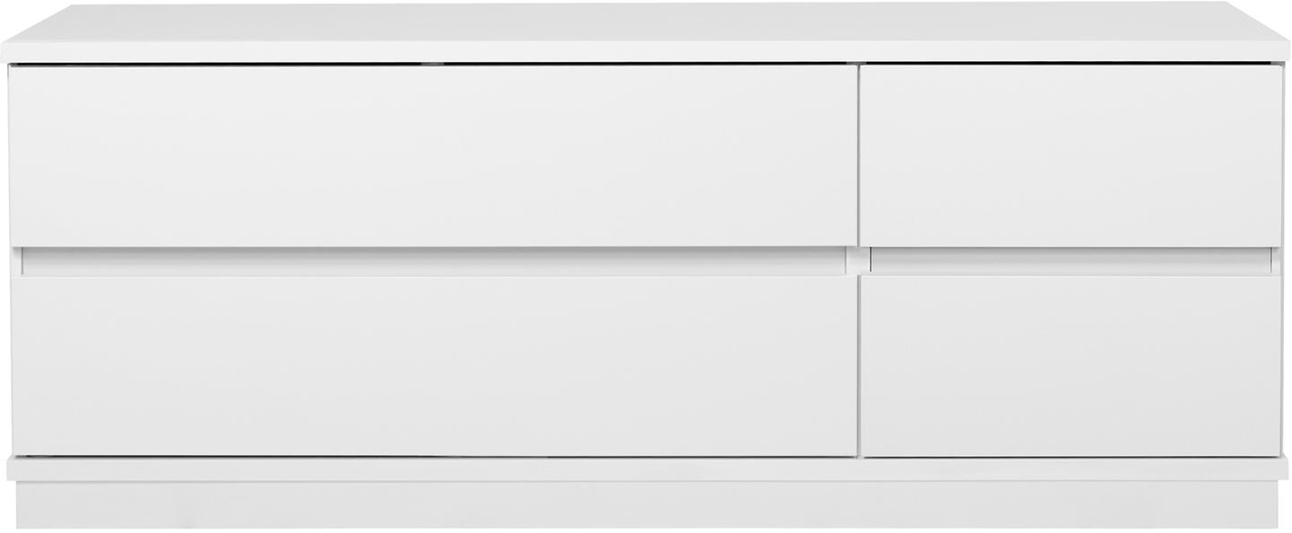 Kapp Sata nr. 35. 138cm 2 laia sahtlit + 2 sahtlit valge, sokkel