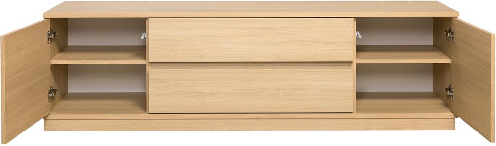 Kapp Sata nr. 42. 183cm 2 ust + 2 sahtlit hele tamm, sokkel
