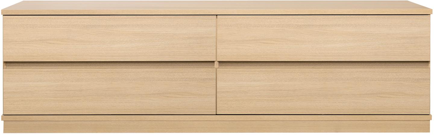 Kapp Sata nr. 49. 183cm 4 sahtlit hele tamm, sokkel
