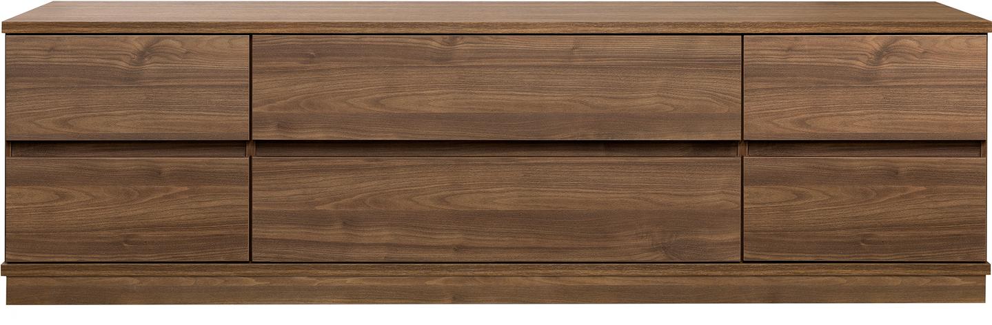 Sata kapp nr. 51. 183 cm, 6 sahtlit, pruun, sokkel