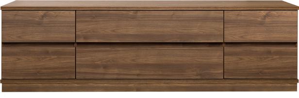 Sata kapp nr. 51. 183 cm, 6 sahtlit, pruun, sokkel