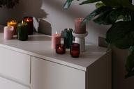 Pisipilt: Sata puhvetkapp nr. 53. 138cm 2 ust + 3 sahtlit greige, ümar jalg