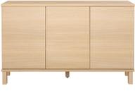 Pisipilt: Sata puhvetkapp nr. 56. 138 cm, 3 ust, hele tamm, kandiline jalg