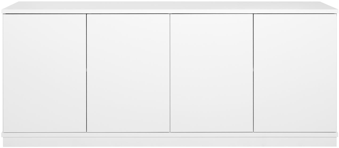 Sata lai puhvetkapp nr. 84. 183cm 4 ust  valge, sokkel