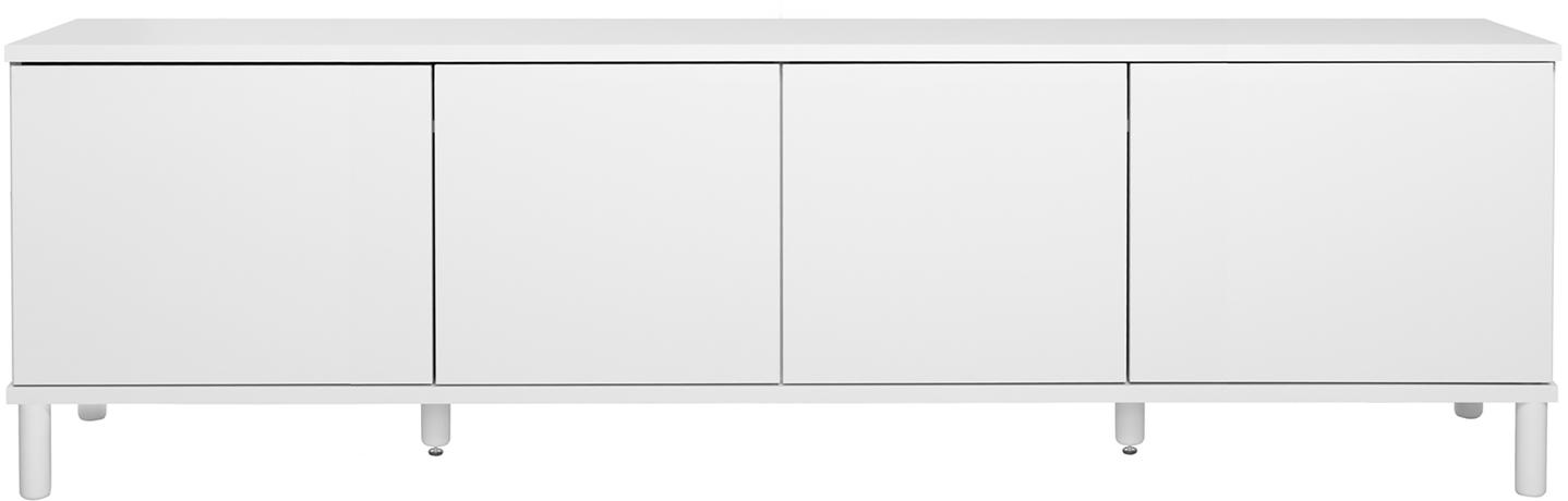 Sata kapp nr. 88. 200 cm, 4 ust, valge, ümar jalg