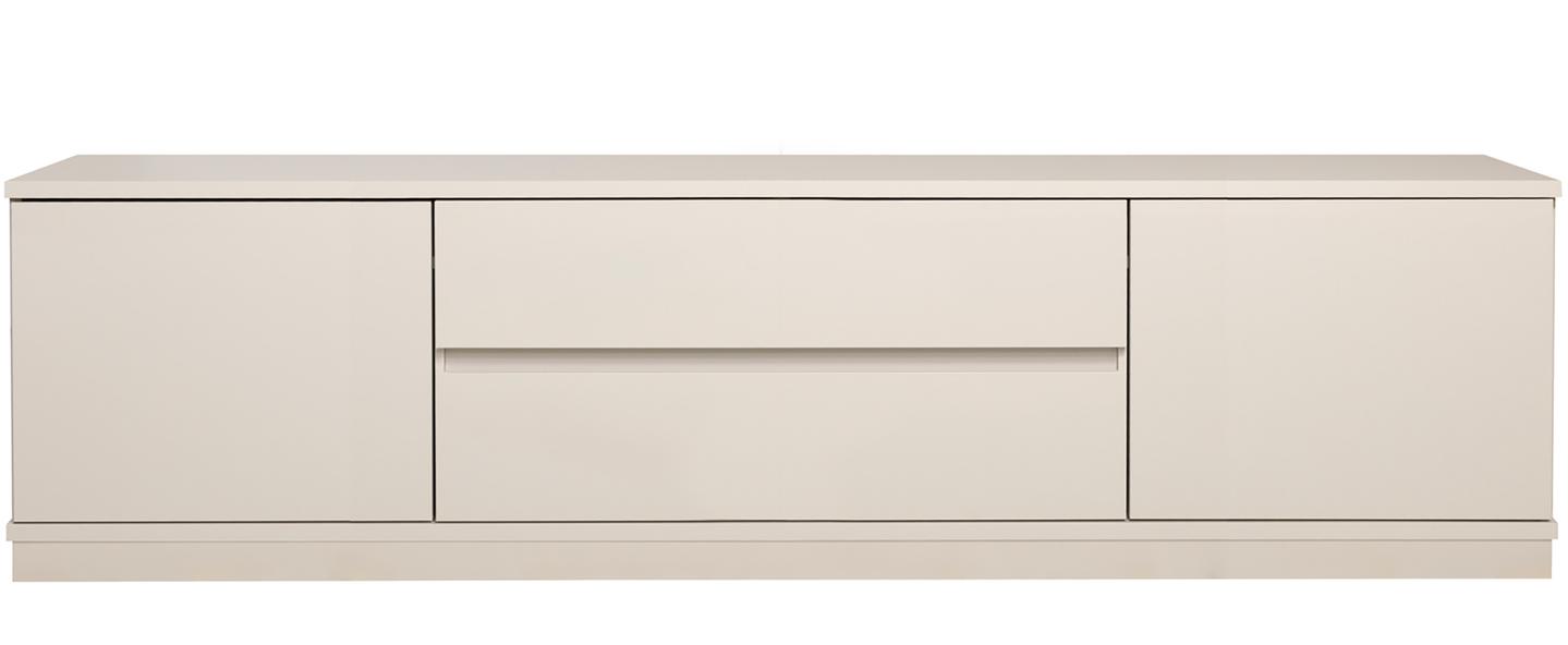 Sata kapp nr. 89. 200 cm, 2 ust  + 2 sahtlit, greige, sokkel