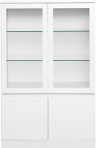 Pisipilt: Sata madal vitriin nr. 95. 92cm 2 ust valge, sokkel