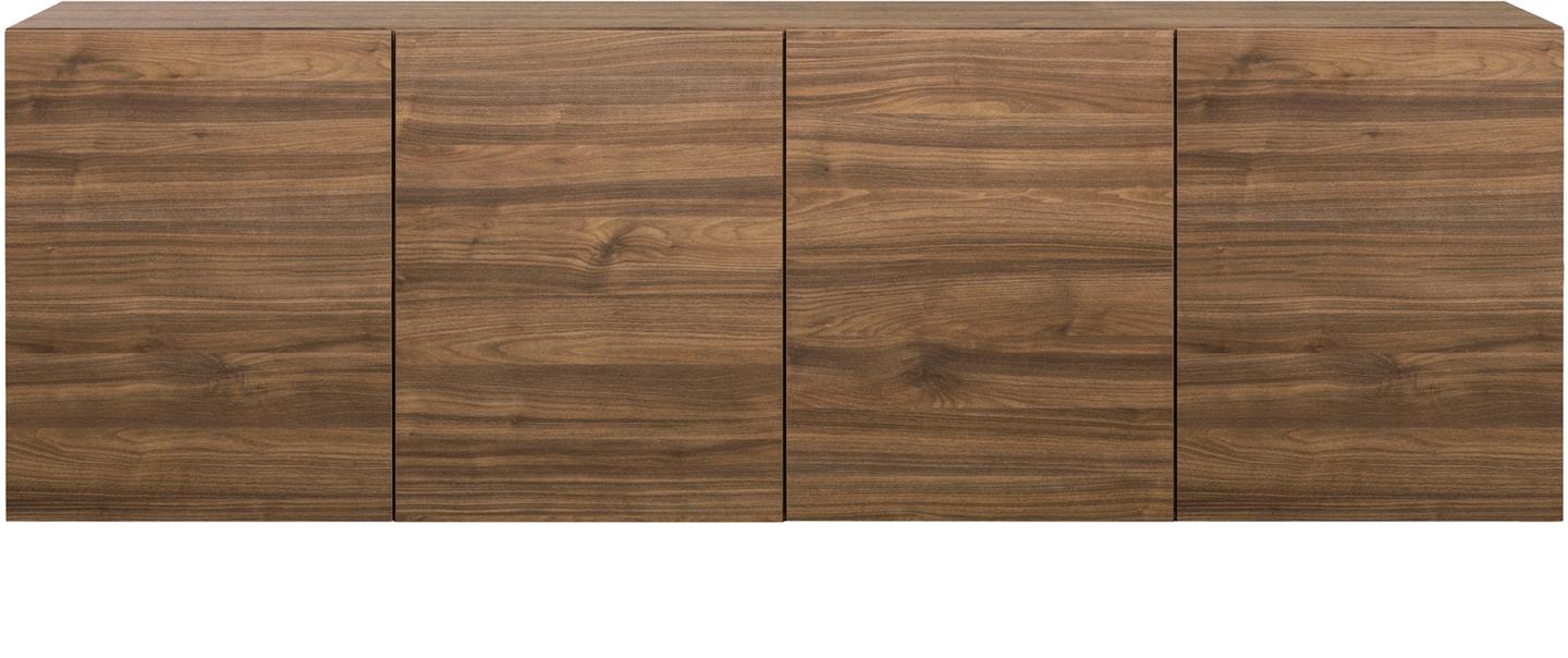 Lakeus puhvetkapp nr. 4. 197 cm pruun, seinale kinnitatav