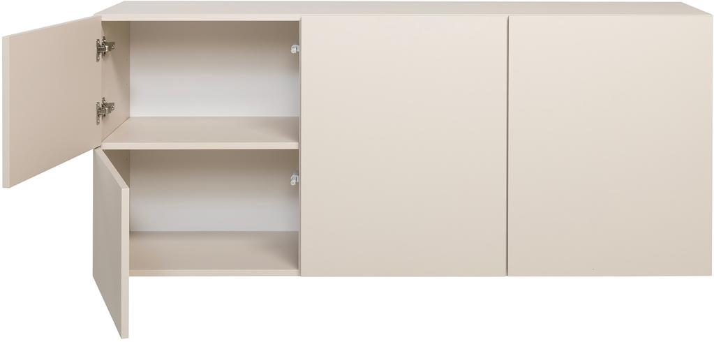 Lakeus puhvetkapp nr. 5. 148 cm greige, seinale kinnitatav