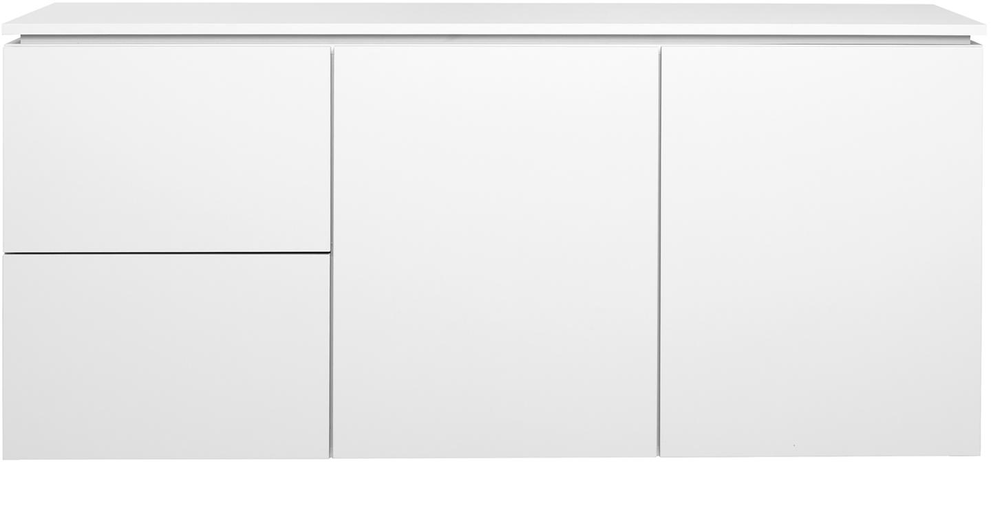 Lakeus puhvetkapp nr. 5. 148 cm topeltkaanega valge, seinale kinnitatav