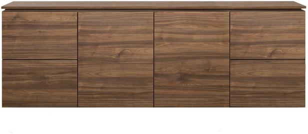 Lakeus puhvetkapp nr. 6. 197 cm topeltkaanega pruun, seinale kinnitatav