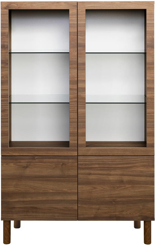 Lakeus vitriin nr. 7. 99 cm pruun, puujalg