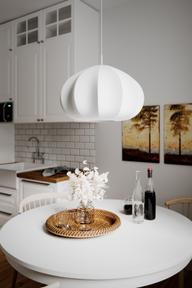 Pisipilt: Ebba ripplamp 50cm valge
