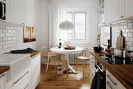 Pisipilt: Ebba ripplamp 50cm valge