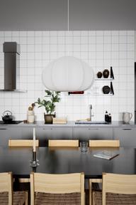 Pisipilt: Ebba ripplamp 60cm valge