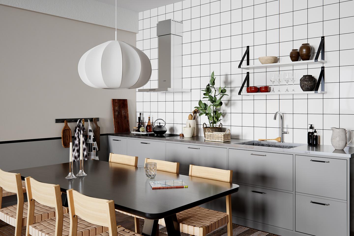 Ebba ripplamp 60cm valge