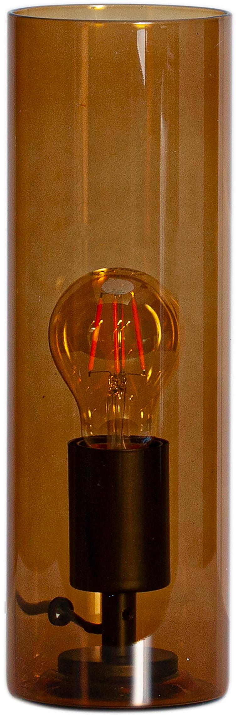 Flake laualamp 30cm konjak