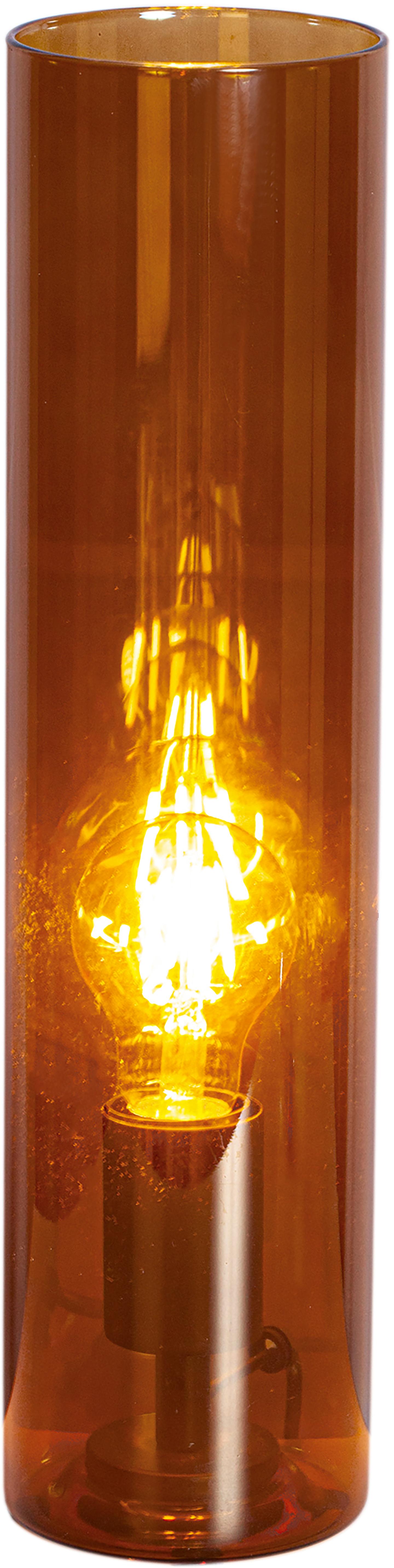 Flake laualamp 40cm konjak