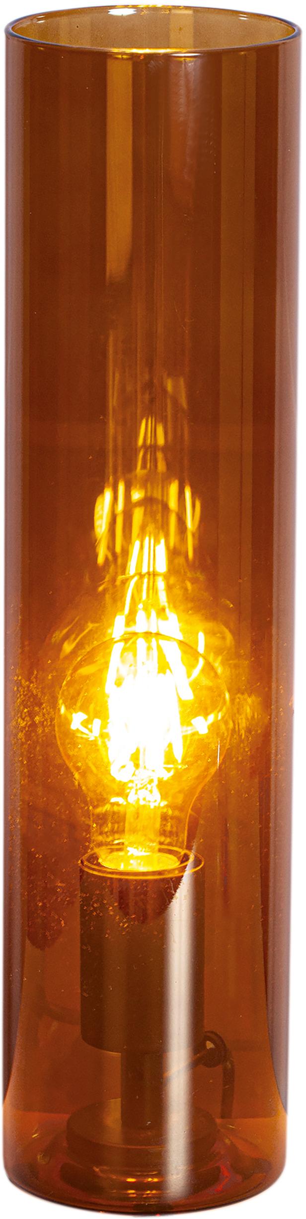 Flake laualamp 40cm konjak