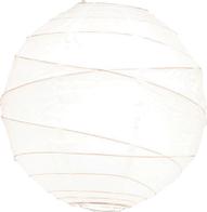 Pisipilt: Sessak riisipaberist lambikuppel 40 cm valge